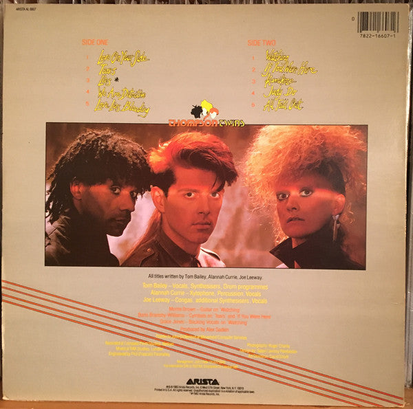 Thompson Twins : Side Kicks (LP, Album, Ele)