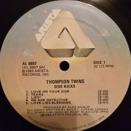 Thompson Twins : Side Kicks (LP, Album, Ele)