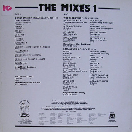 Various : January 88 Mixes 1 (12", Comp, P/Mixed, Promo)