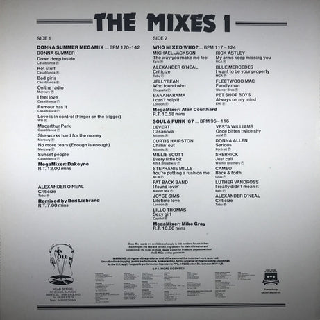 Various : January 88 Mixes 1 (12", Comp, P/Mixed, Promo)