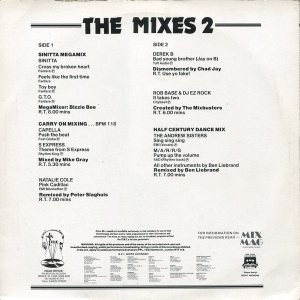 Various : May 88 Mixes 2 (LP, Comp, P/Mixed)