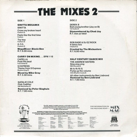 Various : May 88 Mixes 2 (LP, Comp, P/Mixed)