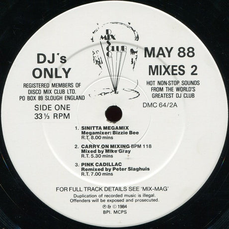 Various : May 88 Mixes 2 (LP, Comp, P/Mixed)