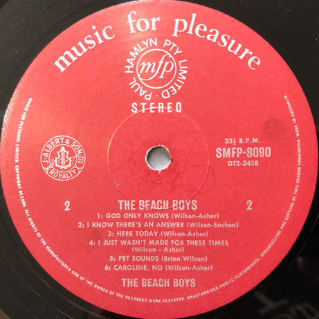 The Beach Boys : The Fabulous Beach Boys (LP, Album, RE)