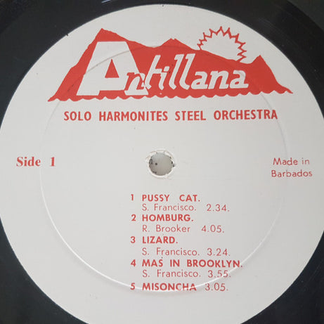 Solo Harmonites Steel Orchestra : Solo Harmonites Steel Orchestra (LP)