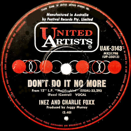Inez And Charlie Foxx : La De Da I Love You (7", Single)