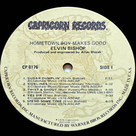 Elvin Bishop : Hometown Boy Makes Good! (LP, Album, Cap)