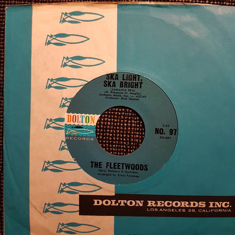The Fleetwoods : Ska Light, Ska Bright (7", Single)