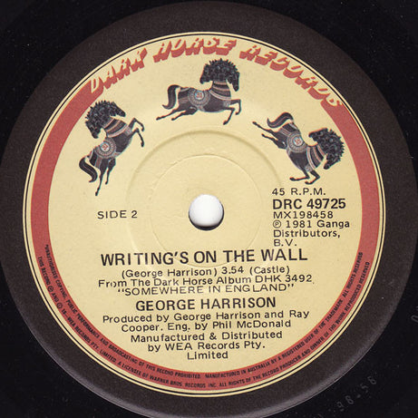 George Harrison : All Those Years Ago (7")