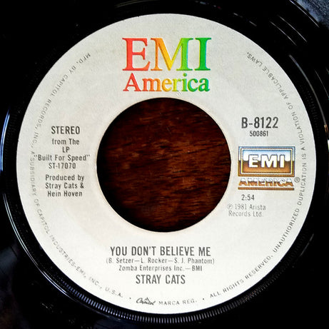 Stray Cats : Stray Cat Strut (7", Single, Win)