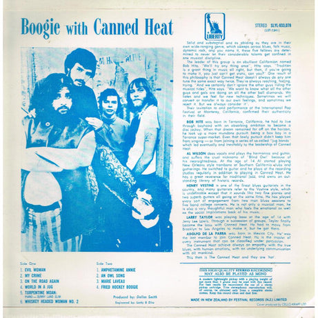 Canned Heat : Boogie With Canned Heat (LP, Album)