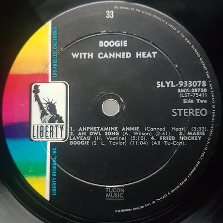 Canned Heat : Boogie With Canned Heat (LP, Album)