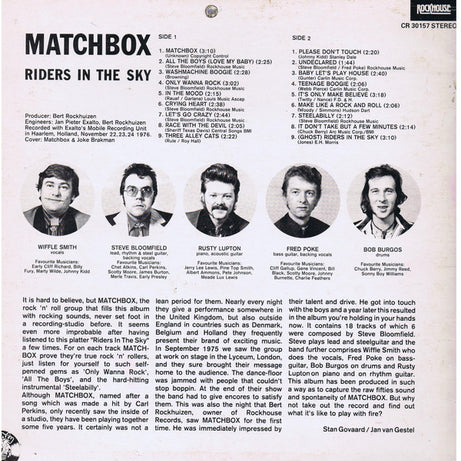 Matchbox (3) : Riders In The Sky (LP, Album)