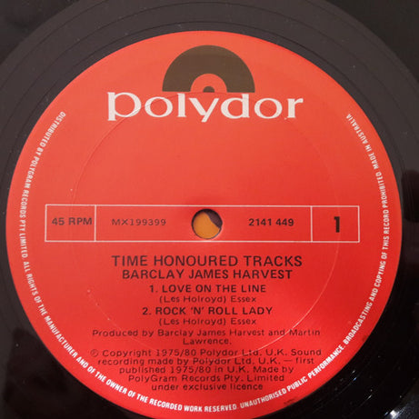 Barclay James Harvest : Time Honoured Tracks (12", EP)