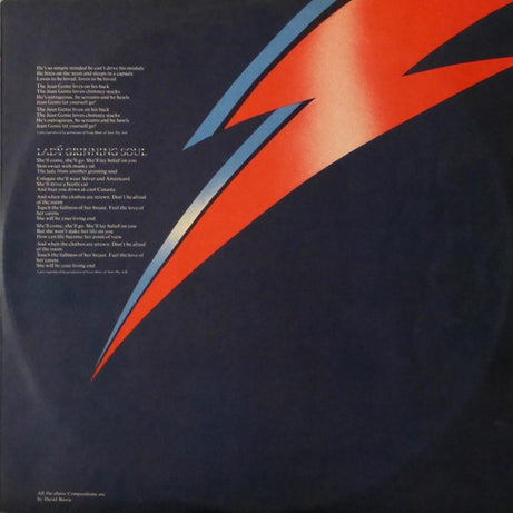 David Bowie : Aladdin Sane (LP, Album, Gat)