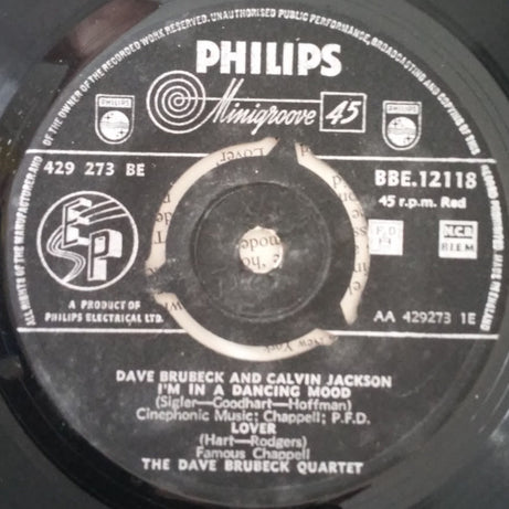 Calvin Jackson, Dave Brubeck : Calvin Jackson | Dave Brubeck (7", EP)
