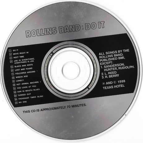 Rollins Band : Do It (CD, Album, RE, RP, Tec)