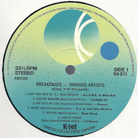 Various / Alex & The City Crew* : Breakdance (LP, Album)