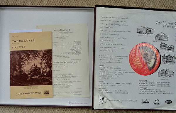 Richard Wagner - Chor Der Staatsoper Berlin Und Das Orchester Der Staatsoper Berlin, Franz Konwitschny : Tannhauser And The Song Contest At The Wartburg (4xLP, Mono + Box)