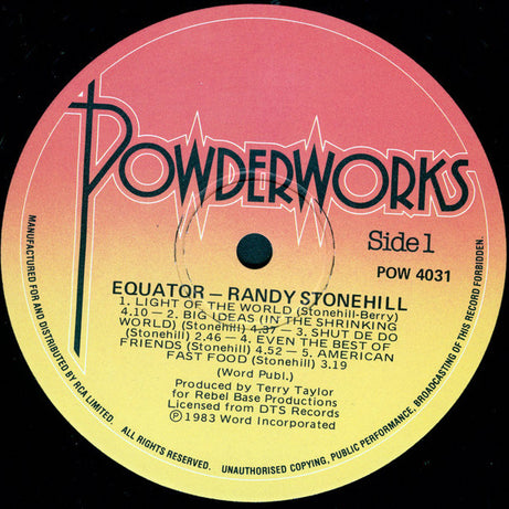 Randy Stonehill : Equator (LP, Album)