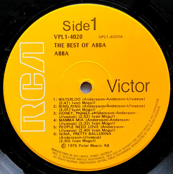 ABBA : The Best Of ABBA (LP, Comp)