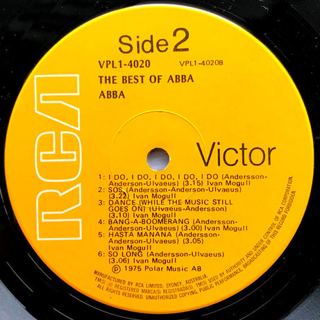 ABBA : The Best Of ABBA (LP, Comp)