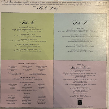 B.B. King : Love Me Tender (LP, Album)