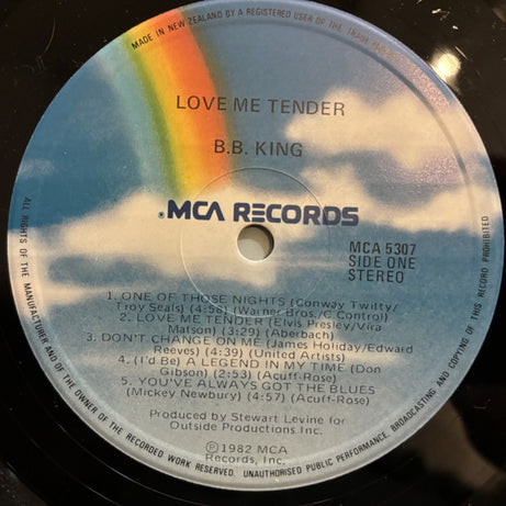 B.B. King : Love Me Tender (LP, Album)