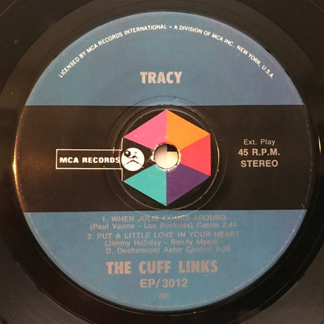 The Cuff Links : Tracy (7", EP)
