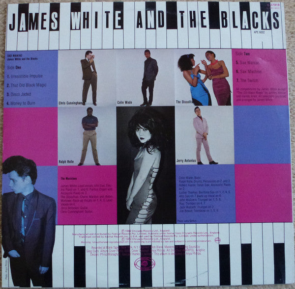 James White & The Blacks : Sax Maniac (LP, Album)