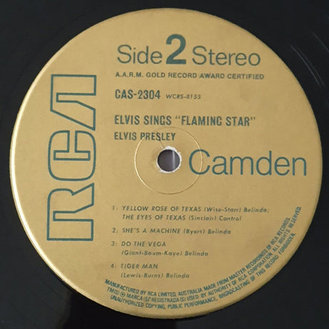 Elvis Presley : Elvis Sings "Flaming Star" (LP, S/Edition)