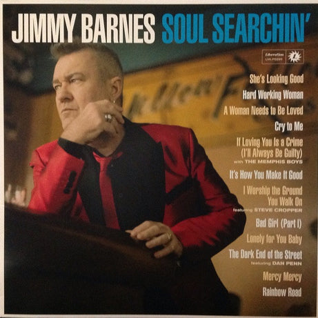 Jimmy Barnes : Soul Searchin' (LP, Album, Blu)