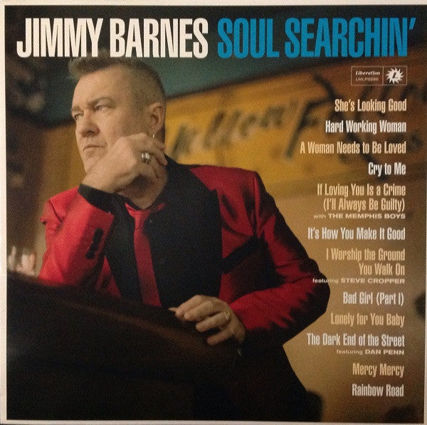 Jimmy Barnes : Soul Searchin' (LP, Album, Blu)