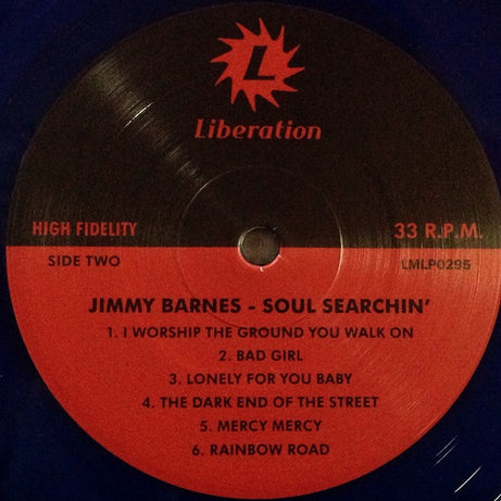 Jimmy Barnes : Soul Searchin' (LP, Album, Blu)