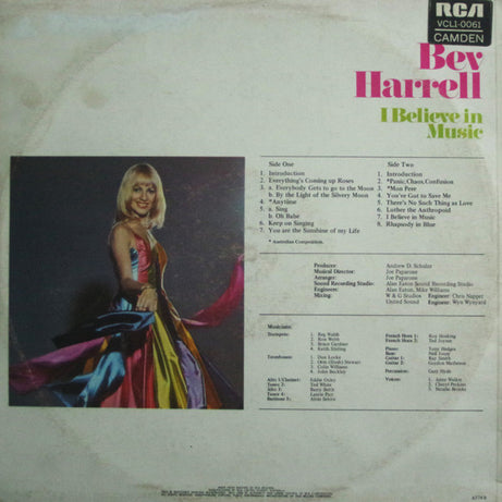 Bev Harrell : I Believe In Music (LP)