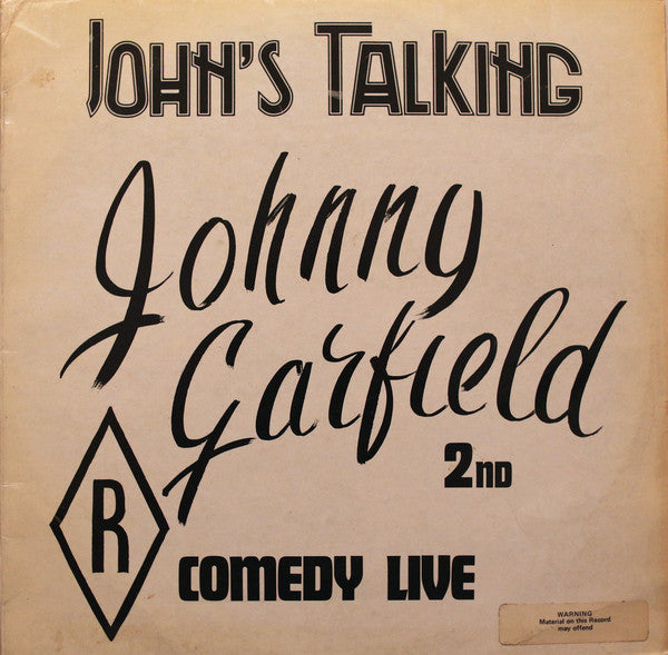 Johnny Garfield (2) : John's Talking (LP, Album)