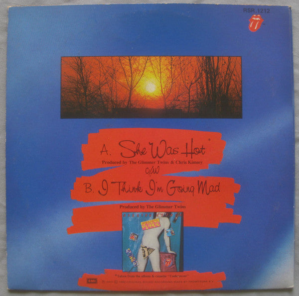 The Rolling Stones : She Was Hot (7", Single, Promo)
