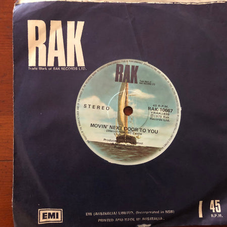 Arrows (2) : My Last Night With You (7", Single, Promo)