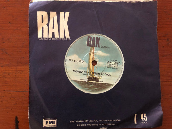 Arrows (2) : My Last Night With You (7", Single, Promo)