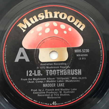 Madder Lake : 12-LB. Toothbrush (7", Single)