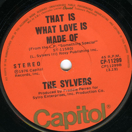 The Sylvers : Hot Line (7", Single)