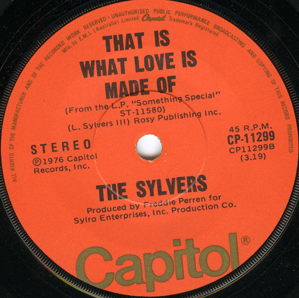 The Sylvers : Hot Line (7", Single)