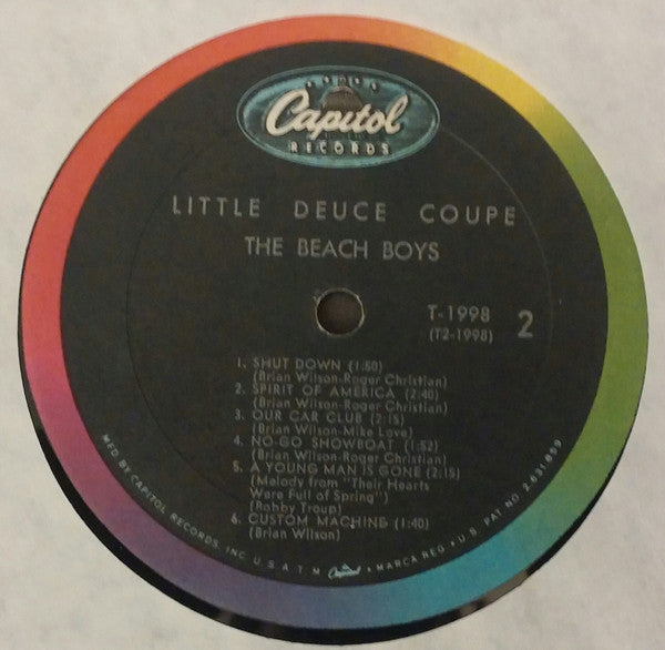 The Beach Boys : Little Deuce Coupe (LP, Album, Mono, Pit)