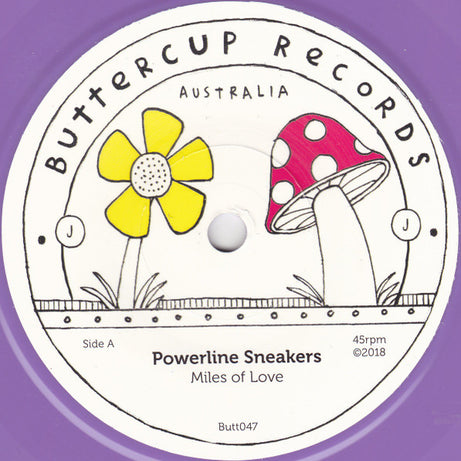 Powerline Sneakers / Some Jerks : Brisbane Tour Single 2018 (7", Single, Ltd, Num, Pur)