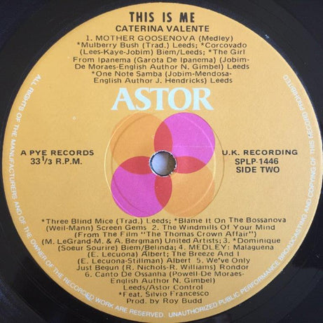 Caterina Valente : This Is Me (LP, Album)