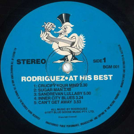 Sixto Rodriguez : At His Best (LP, Comp)