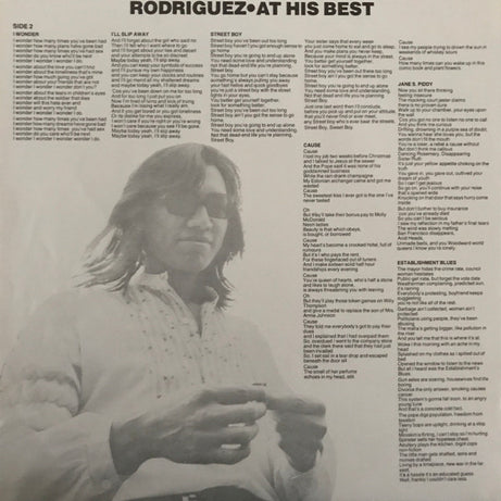 Sixto Rodriguez : At His Best (LP, Comp)