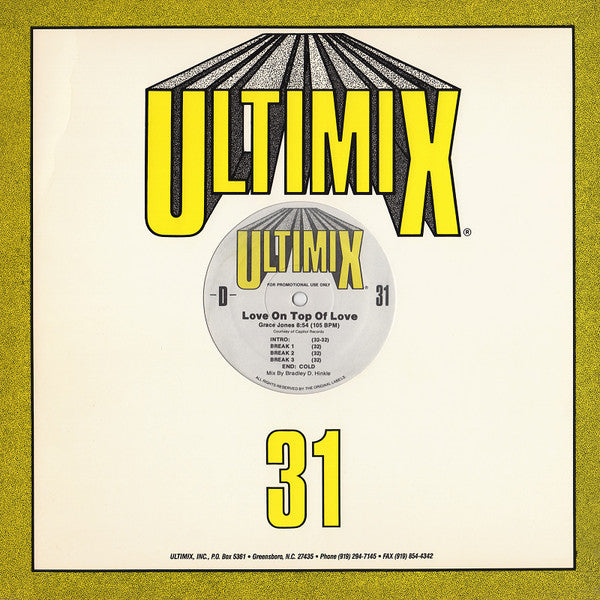 Various : Ultimix 31 (3x12", Comp, Promo)