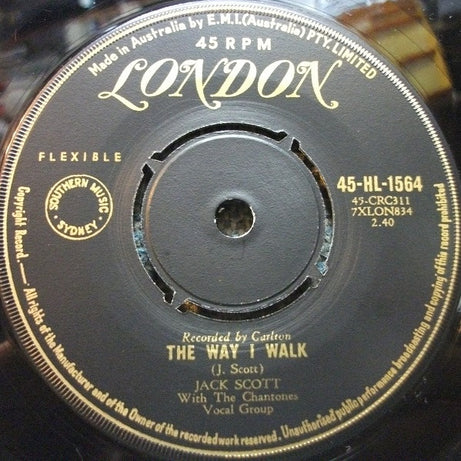 Jack Scott With The Chantones : Midgie (7", Single)