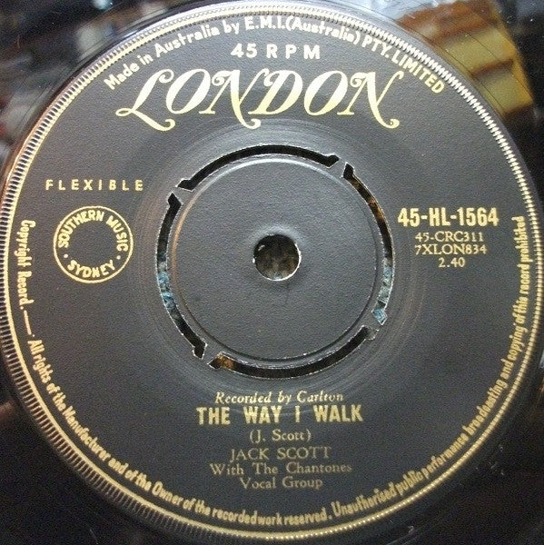 Jack Scott With The Chantones : Midgie (7", Single)